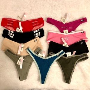 New Victoria’s Secret PINK Underwear Bundle